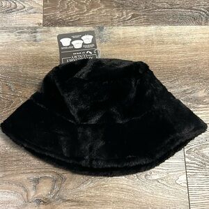 Sprigs Reversible faux fur and Sherpa Bucket Hat